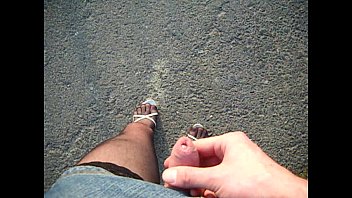 Hot Man In Black Stockings In Public