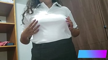 35 Min Follando A Hermosa Colegiala Con Su Uniforme