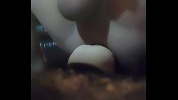 Riding A Large Dildo For The First Time