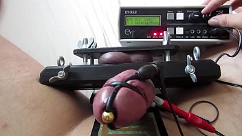 E-stim, Ball Vice _ Cock Restraint With Erostek Et-312b