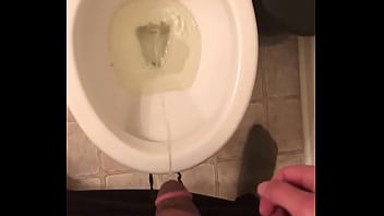 Pissing In Toilet After Frustrating Day
