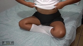 Colegiala Culona Se Fue De Fiesta Después De Clases Y La Llené De Semen