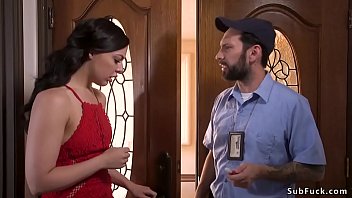 Husband Anal Bangs Brunette Wife Bdsm