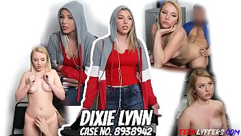 Dixie Lynn Busted By Peter Green Case No. 8938942 – Security Officer Strip Searches Blonde Teen In The Back Office An…