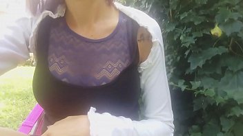 My M. Pees In The Garden! What Mischief! And Then She Touches Her ….