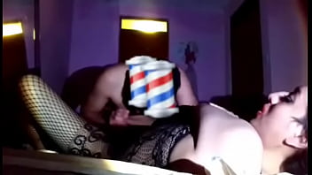 He Likes To Suck My Shemales Cock, Barber Sucking Good