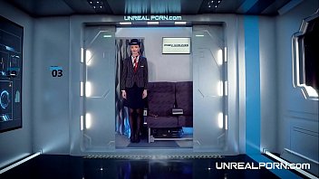 Fucking Stewardess In Airplane