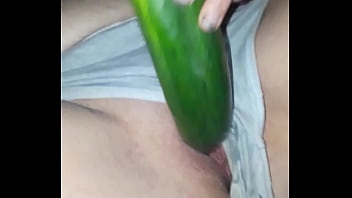 Wife And A Cucumber. We Would Really Like To Hear Your Comments. My Wife Doesn_t Believe Our Videos Are Good Enough