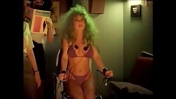 Bikini Babe Tied To Chair And Electrocuted