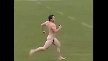 ⁣Rugby Player Marc Ellis Streaking