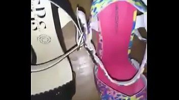 Me Masturbo Con Los Tacones De Mi Amiga Y Se Los Dejo Llenos De Semen
