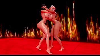 Blonde, Brunette, Hairpulling, Nude, Gay, Catfight, Fire, Fighting – Gay – 2025 – Steamy – Scene – Video 2727246
