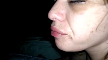 Prostitute Eagerly Sucks Penis