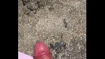 Public Handjob On The Nude Beach