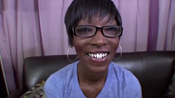 Ebony Gets Into Giving Her Boss A Blowjob