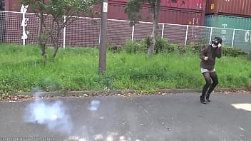 A Girl Who Screams At The Sound Of Fireworks