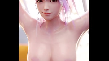 Honoka Showing And Flexing Boobs