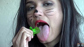 Licking A Lollipop. Cat Pet Play. Viva Athena Sucks A Ring Pop As A Lollipop Licker. How Many Licks Will It Take For Her To Finish? Don_t You Wish This Was Your Cock?