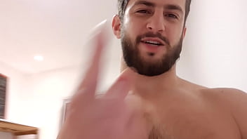 Handsome Male Swinging His Big Uncut Dick – He Wants To Have Fun