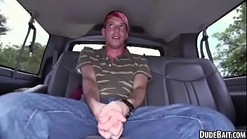 Straight Male Getting Fucked Anally In The Van