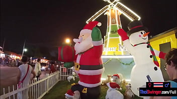 Christmas Eve With His Hot Asian Teen Girlfriend Was Such A Blast