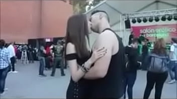 Sheri Taliani With Teen Model In Deep Kissing