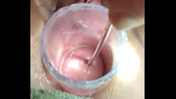 Moaning With Pleasure From Sound In Cervix