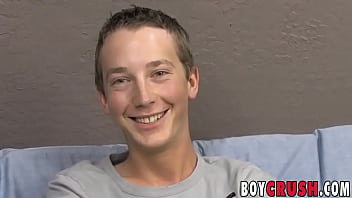 Twink Cutie Riley Johnston Jerking Off Big Cock After Interview