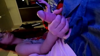 Kaila Watches Candid Porn And Teases Our Cock