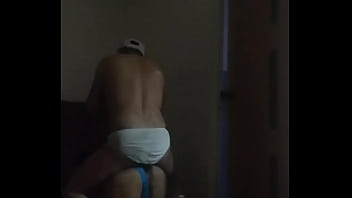 Policia Cogiendo Culo Con Calzon Blanco