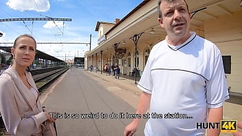 Hunt4k. Cuckold Should Watch How Rich Man Fucks His Girlfriend