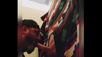 Fed Ex Guy Swings By Off Shift For Some Deepthroat Action.