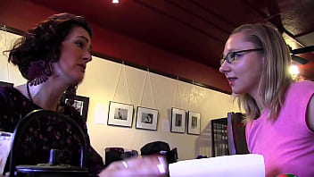 Hairy Lesbian At Cafe