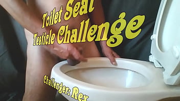Toilet Seat Challenge: Challenger Rex’ Testicles