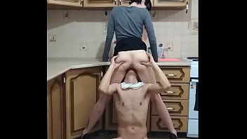 Husband Doesn_t Know That I Have A Slave Who Licks My Pussy