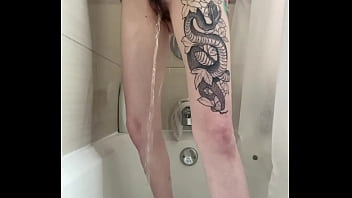Tattoo, Amateur, Solo, Shower, Pee, Piss, Hair, Bush, Golden, Fur, Muff – Amateur – 2025 – Intense – Show – Video 2245453