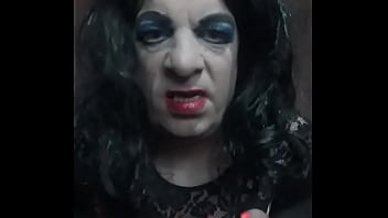 Crossdresser Mark Wright Plays With His Cock But Would Cum Quicker