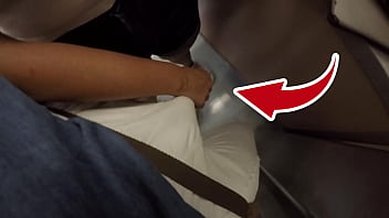 Unknown Blonde Milf With Big Tits Started Touching My Dick In Subway ! That’ Called Clothed Sex?