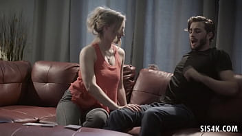 Riley Reyes Sqeezes Out Stepbro’ Big Cock