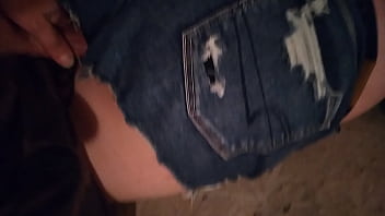 Pretty Pink Pussy Under Tight Booty Shorts Gets Fucked And Pumped Full Of My So She Can Go Home To Her Boyfriend With…