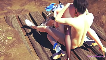 Genshin Impact Hentai 3d- Theesome A Boy Fuck And Do Cunnilingus To Barbara And Ganyu – Japanese Manga Anime Game Porn Video