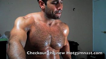 Sexy Hairy Cumshot On Chest!