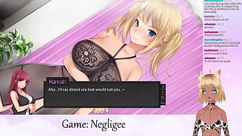 Vtuber Lewdneko Plays Negligee Part 3