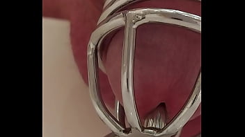 Dripping In The Office With Chastity And Prostate Massage