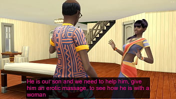 Indian Step Mom Hardly Convinced By Step Dad To Have First Time Sex With Step Son To Deflower In An Erotic Massage – Shy Teen