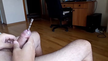 Cock Sounding Accidental Cumshot