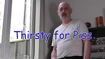 Thirsty For Piss – watersport, sph, drinking-pee – Video 1855799