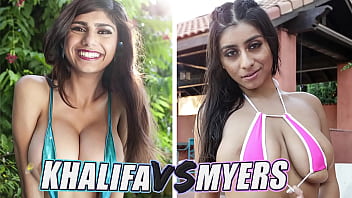 Bangbros – Battle Of The Goats: Mia Khalifa Vs Violet Myers (round Two)