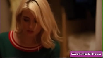 Sexy And Horny Lesbian Teens Elexis Monroe, Brandi Love Licking Toes On The Christmas Eve