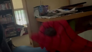 Jerkin Off In My Spider-man Costume